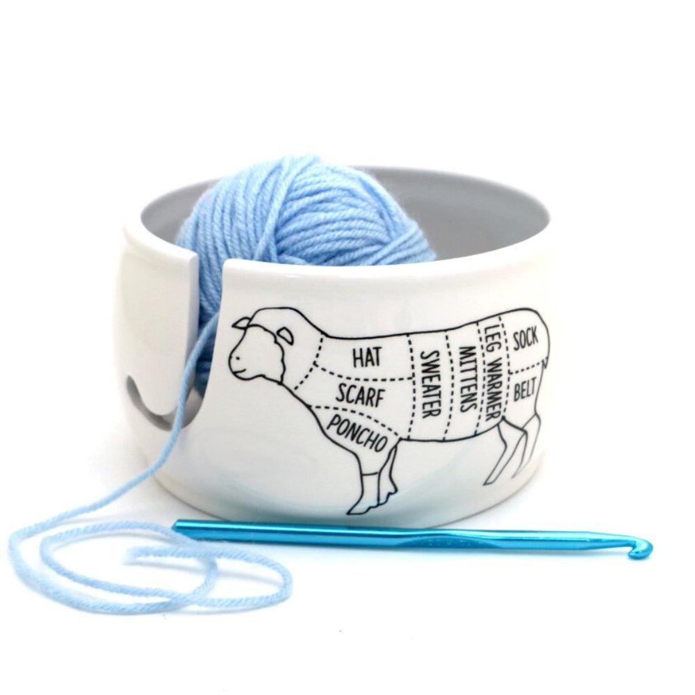 Sheep Parts Yarn Bowl